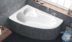 Акриловая ванна C-BATH Atlant 150x100 L с каркасом