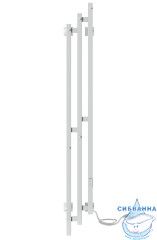 Полотенцесушитель электрический Indigo Sky PRO (с таймером) 17х150 белый матовый  (с возможностью скрытого подключения, подключение R)