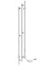 Полотенцесушитель электрический Indigo Sky PRO (с таймером) 17х150 белый матовый  (с возможностью скрытого подключения, подключение R)