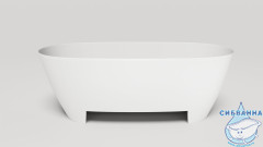 Ванна из искусственного камня Salini Sofia Light 165x75 (материал sapirit, белый глянцевый)