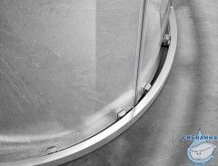 Душевое ограждение Aquatek AQ ARI RO 09020CH 90x90 профиль хром, стекло прозрачное (без поддона)