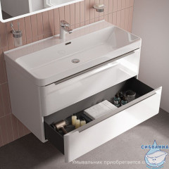 Тумба подвесная, 100 см, белый, Cloud X, IDDIS, CLX10W0i95 подходит умыв. 0171000i28