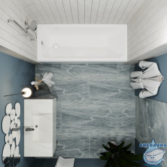 Акриловая ванна Тритон Прага 150x70