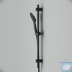 Душевой гарнитур AM.PM Gem 1 режим F0190022 (черный матовый)