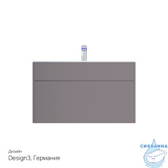 Тумба под раковину Am.Pm Inspire 2.0 100 M50AFHX1003EGM элегантный серый матовый