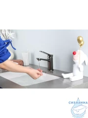 Смеситель для раковины Frap F1062-9 (оружейная сталь)