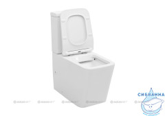 Унитаз напольный безободковый Aquanet Rimless Tavr 203346 (с сиденьем Soft Close (микролифт) ) без бачка
