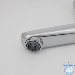 Излив для смесителя, с верхним душем, латунь, 160 мм, поворотный, хром, IDDIS, 995VD16C6SM