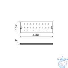 подставка-сушка для посуды Omoikiri FP-01 PRO-Bl Matt 4999046