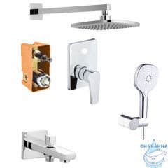 Душевая система Azario Treya 200 1 режим AZ-15680711 (хром)