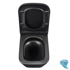 Унитаз подвесной безободковый Lemark Florex 9612002 с сиденьем быстросъемным Soft Close (микролифт)