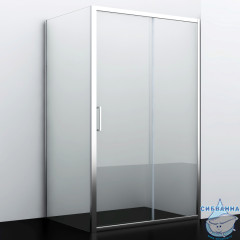 Душевое ограждение Wasserkraft Main 41S16 110x100 профиль хром, стекло прозрачный (без поддона)