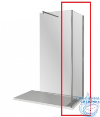 Боковая стенка Bas WALK IN SP+P-100-C-CH