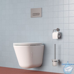 Клавиша смыва, универсальная, матовый хром, Unifix, 070, IDDIS, UNI70M0i77