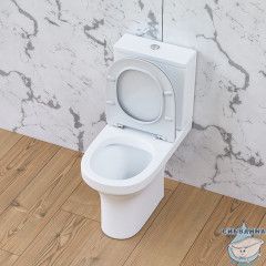 Унитаз напольный безободковый  Damixa Skyline с бачком и сиденьем Soft Close (микролифт) DX35C8600SC