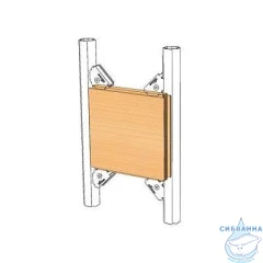 Монтажная пластина для крепления доп. элементов 200 х 200 мм Хоммет 1000200