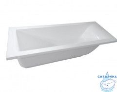 Ванна из искусственного мрамора Aquanet Bright Stone 180x70 с ножками