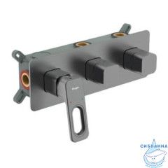 Встраиваемый смеситель для ванны Raglo R51.274.09 (графит)