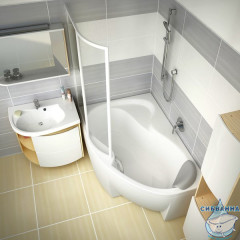 Зеркало с полкой Ravak Rosa M 78 L каппучино X000000947