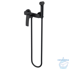 Смеситель с гигиеническим душем Azario Conda AZ-K2511B (черный матовый)