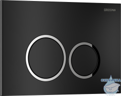 Инсталляция для унитаза Grossman 900.K31.01.000 с кнопкой смыва Grossman Galaxy хром/черный