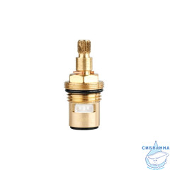 Кран-букса керамическая, 180°, 20 зубцов, G 1/2", M24, h=51 мм, IDDIS, 998CR511SM