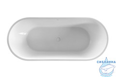 Акриловая ванна Abber 170х74 AB9268-1.7 белая