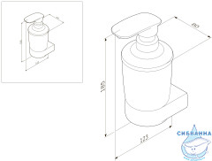 Дозатор для жидкого мыла AM.PM Sensation A3036900