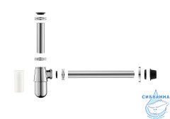Сифон для умывальника Aquatek AQ6014CR