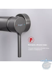 Душевая система Raglo 250 1 режим R20.24.09 (графит)