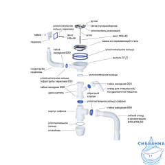 Мойка с сифоном арт. S11UPS0i84, нерж. сталь, полир., 485*485, Strit S, IDDIS, STR48P0i77S