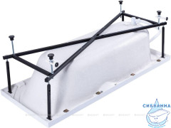 Акриловая ванна Aquanet Dali 170x70 с каркасом