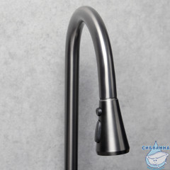 Кухонная мойка Calypso 68 см CS6846-6 (черный глянцевый)