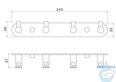 Крючок Aquatek Европа AQ4123BG