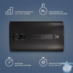Водонагреватель Electrolux EWH 30 л. Gladius 2.0 Grafit