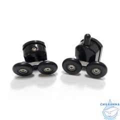 Душевое ограждение ABBER Schwarzer Diamant AG30140BH-S90B-S90B 140x90 профиль черный, стекло прозрачный (без поддона)