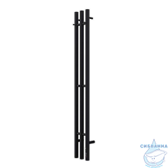 Полотенцесушитель электрический Terminus Tres круглый 16х120 (черный)