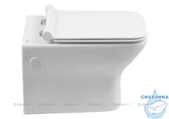 Унитаз подвесной Aquanet Rimless Cube 210761 (с сиденьем Soft Close (микролифт) )