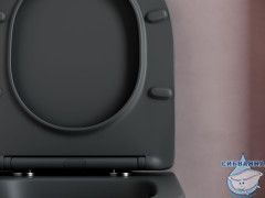 Унитаз подвесной безободковый Ceramicanova Balearica Rimless CN6000MDH с сиденьем быстросъемным Soft Close (микролифт)