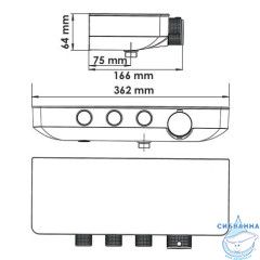 Миндель (Mindel) 8599 Термостатический смеситель для ванны и душа 8599 T