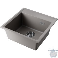Omoikiri Daisen 51-GR Artgranit/leningrad grey 4997306