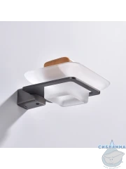 Мыльница Raglo R301.02.09 (графит/белый)