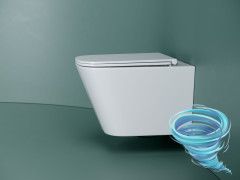 Унитаз подвесной безободковый Ceramicanova Union Rimless CN4009T с сиденьем быстросъемным Soft Close (микролифт)