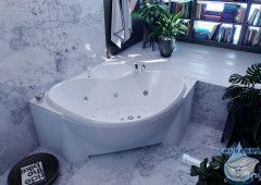Акриловая ванна Aquatek Эпсилон 150х150 с каркасом