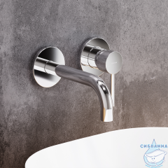 Смеситель для раковины встраиваемый Damixa Scandinavian Pure 360260000 (хром)