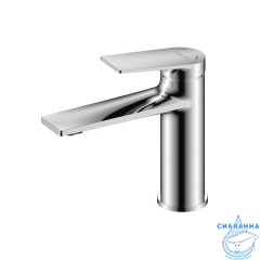 Смеситель для умывальника, глянцевый хром, Azure, Milrado, AZUSB00M01
