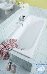 Стальная ванна Kaldewei Eurowa 309-1 140x70 с ножками