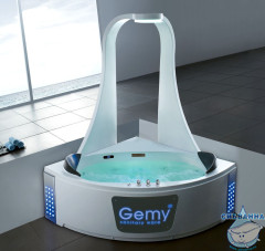 Акриловая ванна Gemy G9069 K 151х151 с гидромассажем