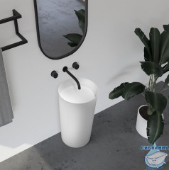 Раковина напольная 45 см ABBER Stein AS2506