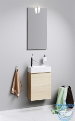 Тумба Aqwella Classic Леон-МР 40 с раковиной UNAM 220 дуб сонома